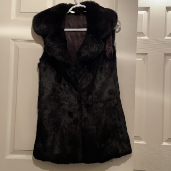 Vintage Real Fur Vest - Picture 3 of 6